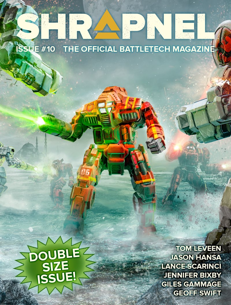 BattleTech: Shrapnel, Issue #10 (The Official BattleTech Magazine)