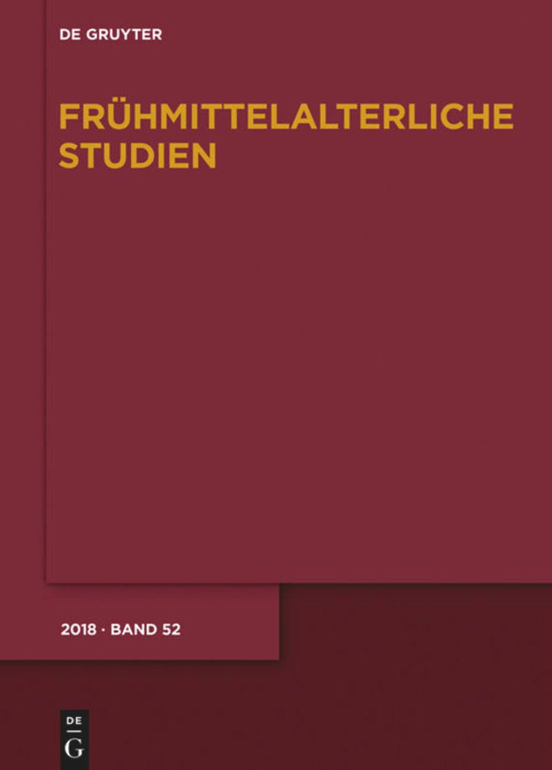 Frühmittelalterliche Studien