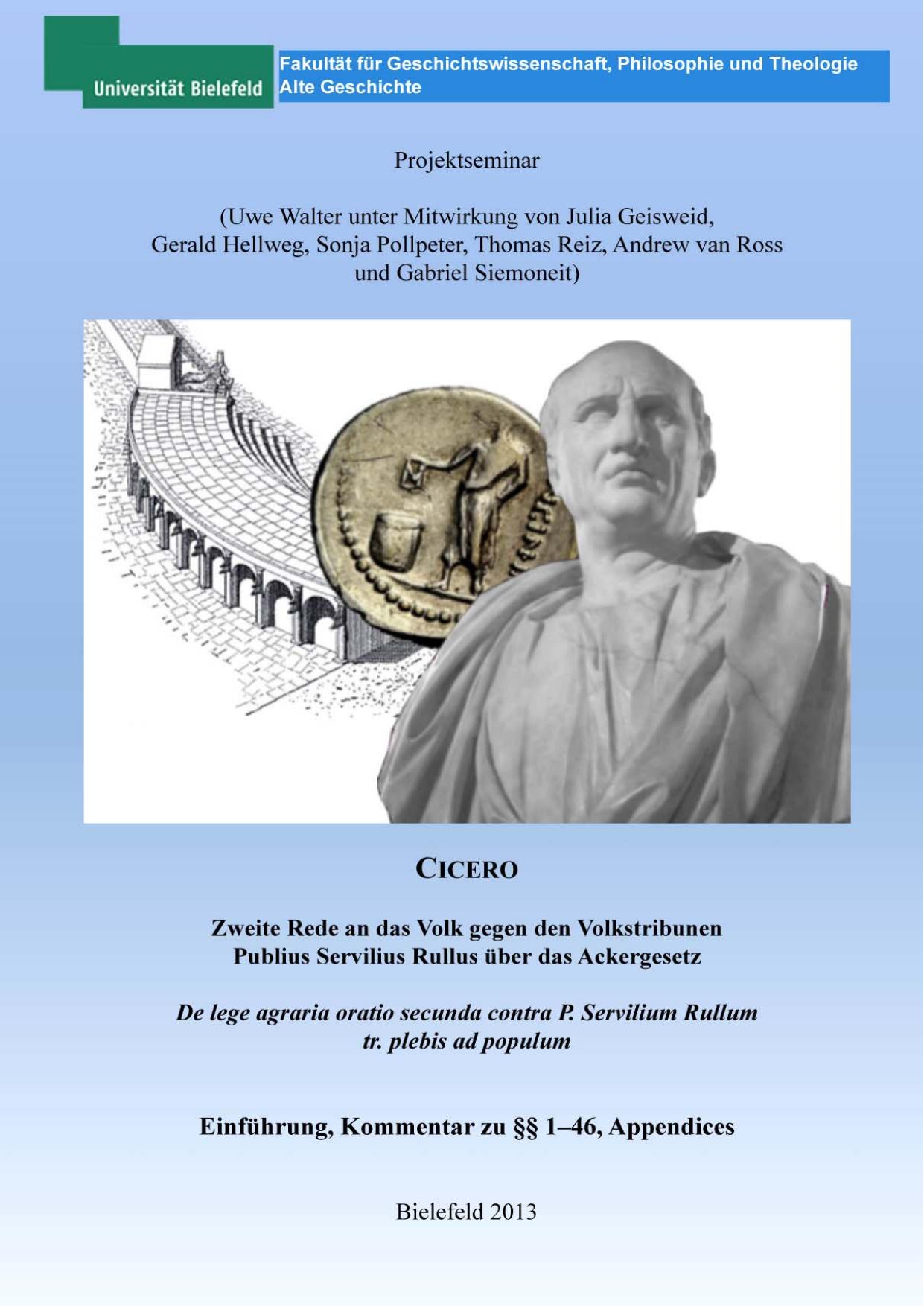 Cicero leg. agr. 2,1-46 www-Fassung
