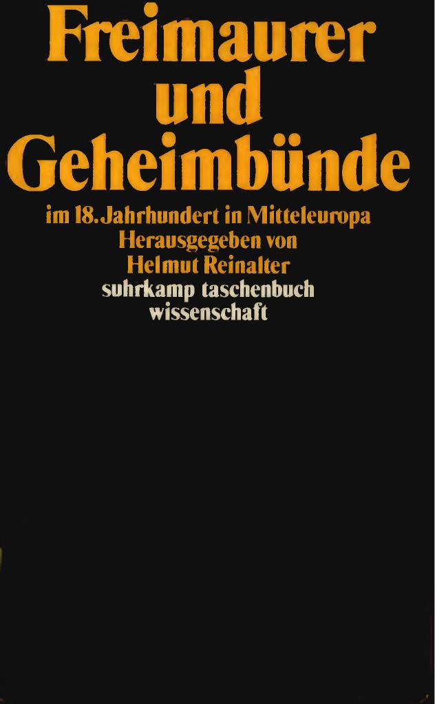 Freimaurer und Geheimbünde im 18. Jahrhundert in Mitteleuropa