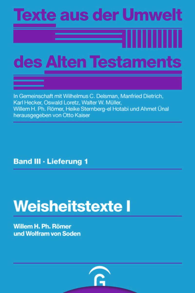 TUAT III-1: Weisheitstexte I