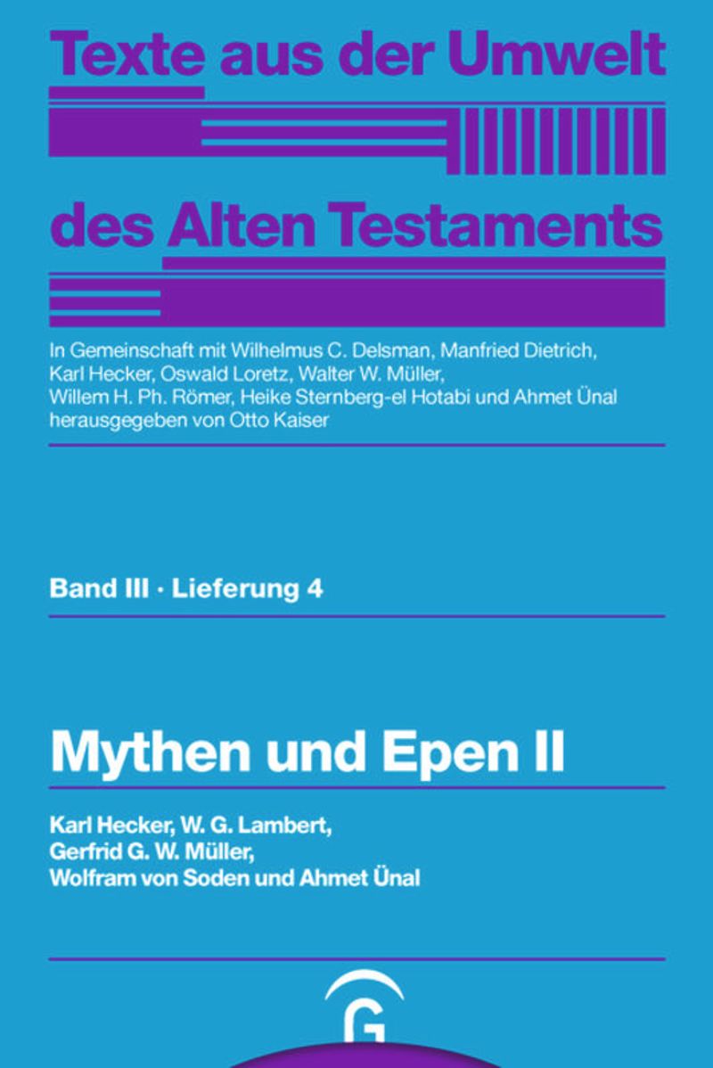 TUAT III-4: Mythen und Epen II