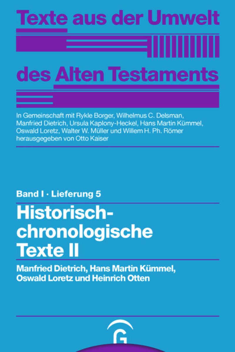 TUAT I-5: Historisch-chronologische Texte II