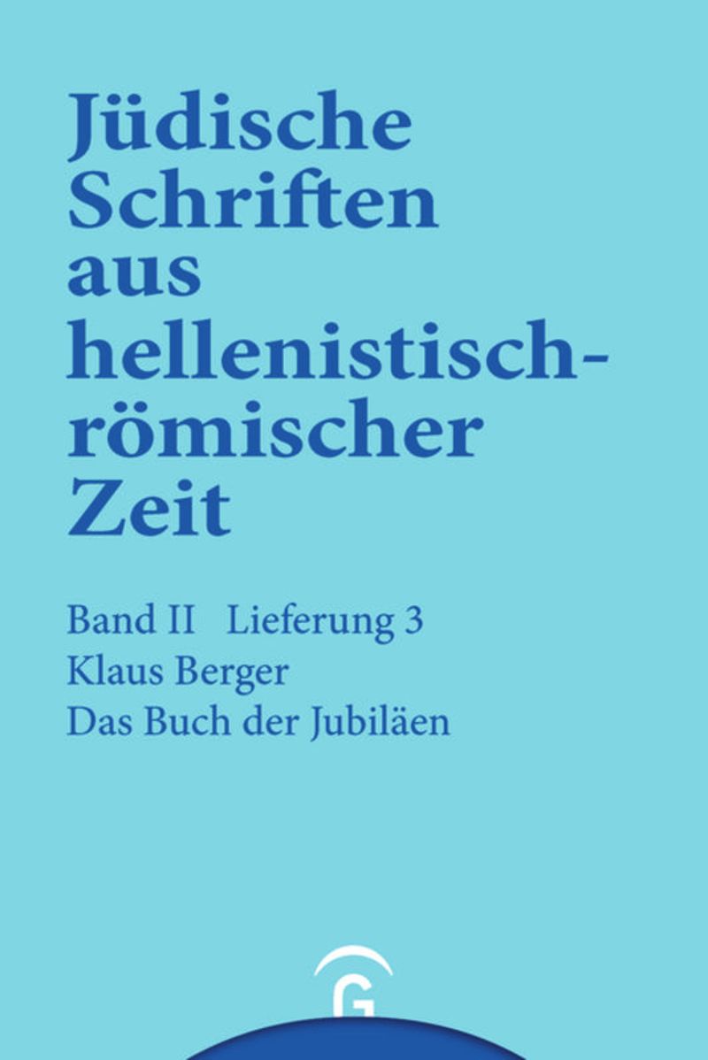 JSHRZ II-3 Das Buch der Jubiläen