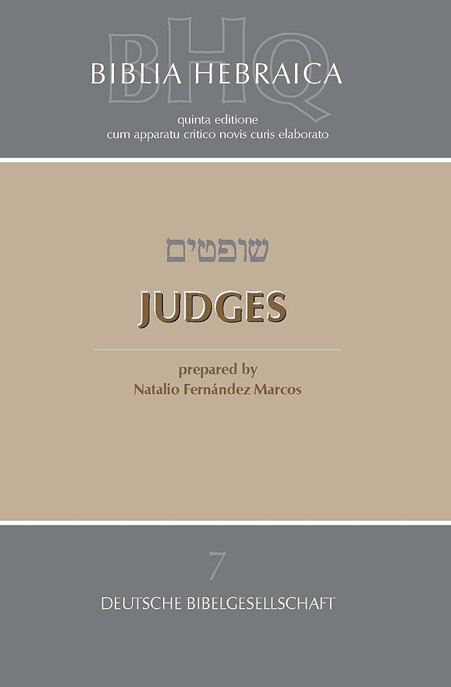 Biblia Hebraica Quinta: Judges