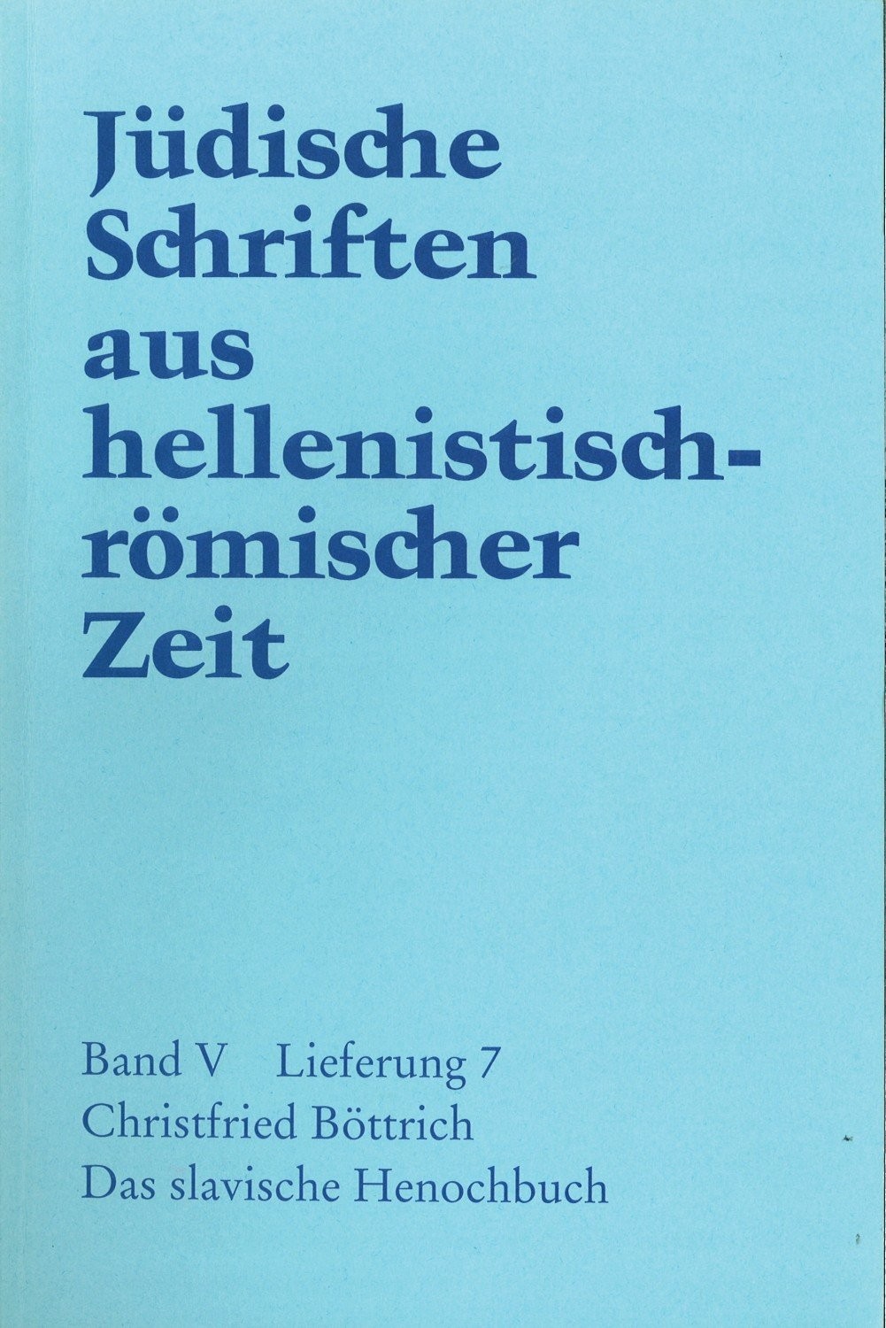JSHRZ V-7 Apokalypsen: Das slavische Henochbuch