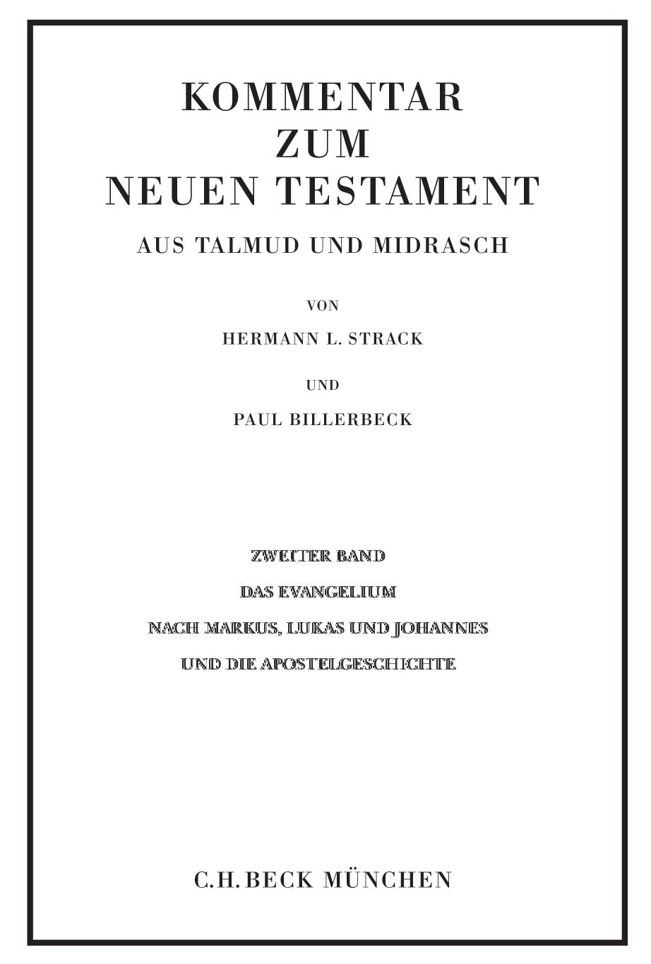 KOMMENTAR ZUM NEUEN TESTAMENT