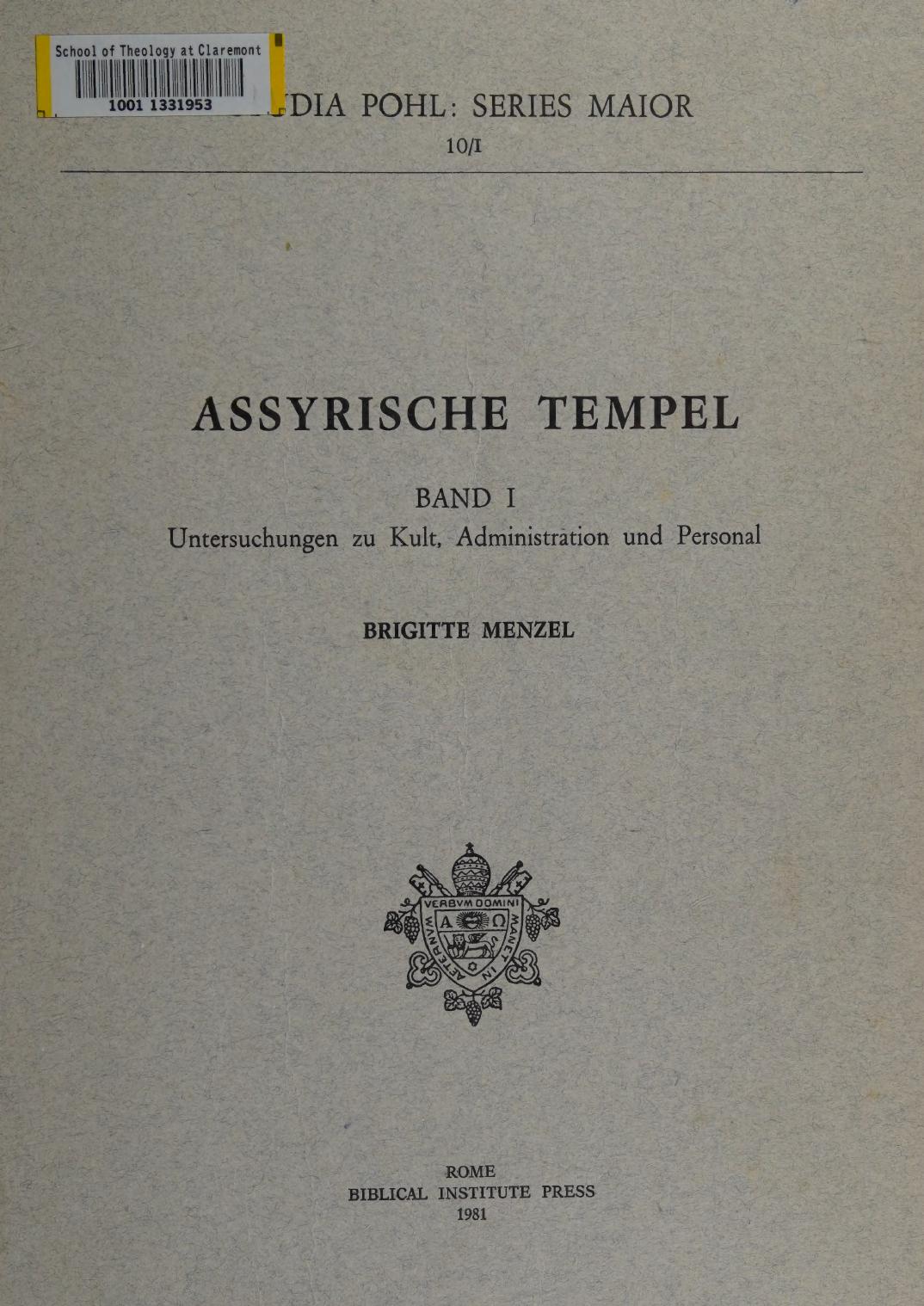assyrische tempel
