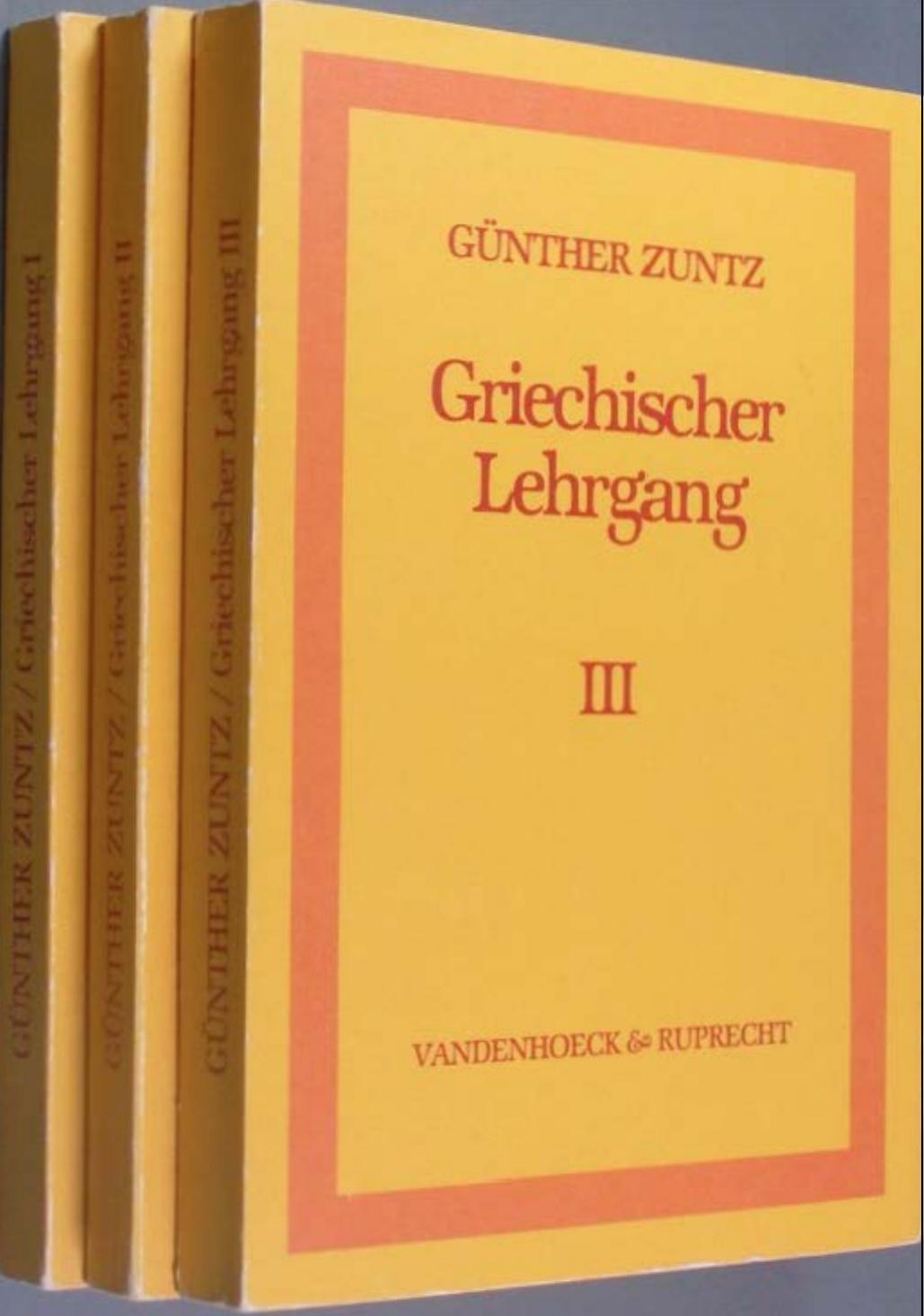 Griechischer Lehrgang - Bände I-III