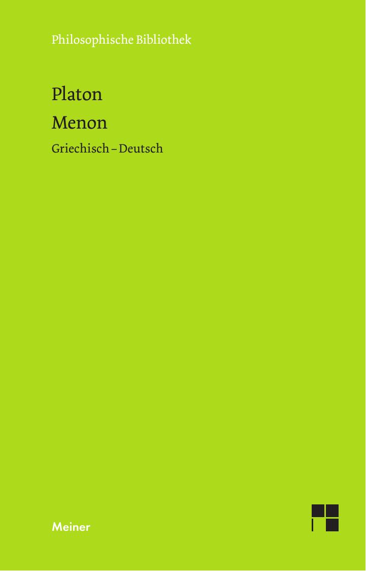 Menon: Griechisch - Deutsch