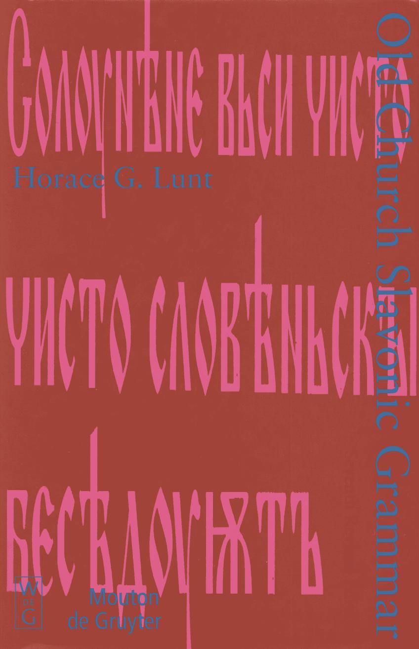 Old Church Slavonic Grammar