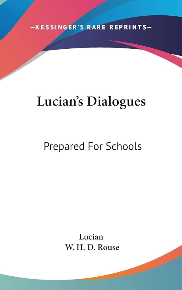 Lucian's Dialogues: Prepared for Schools